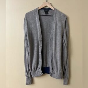 Vintage Chereskin Gray Cardigan Sweater with Buttons Size Large